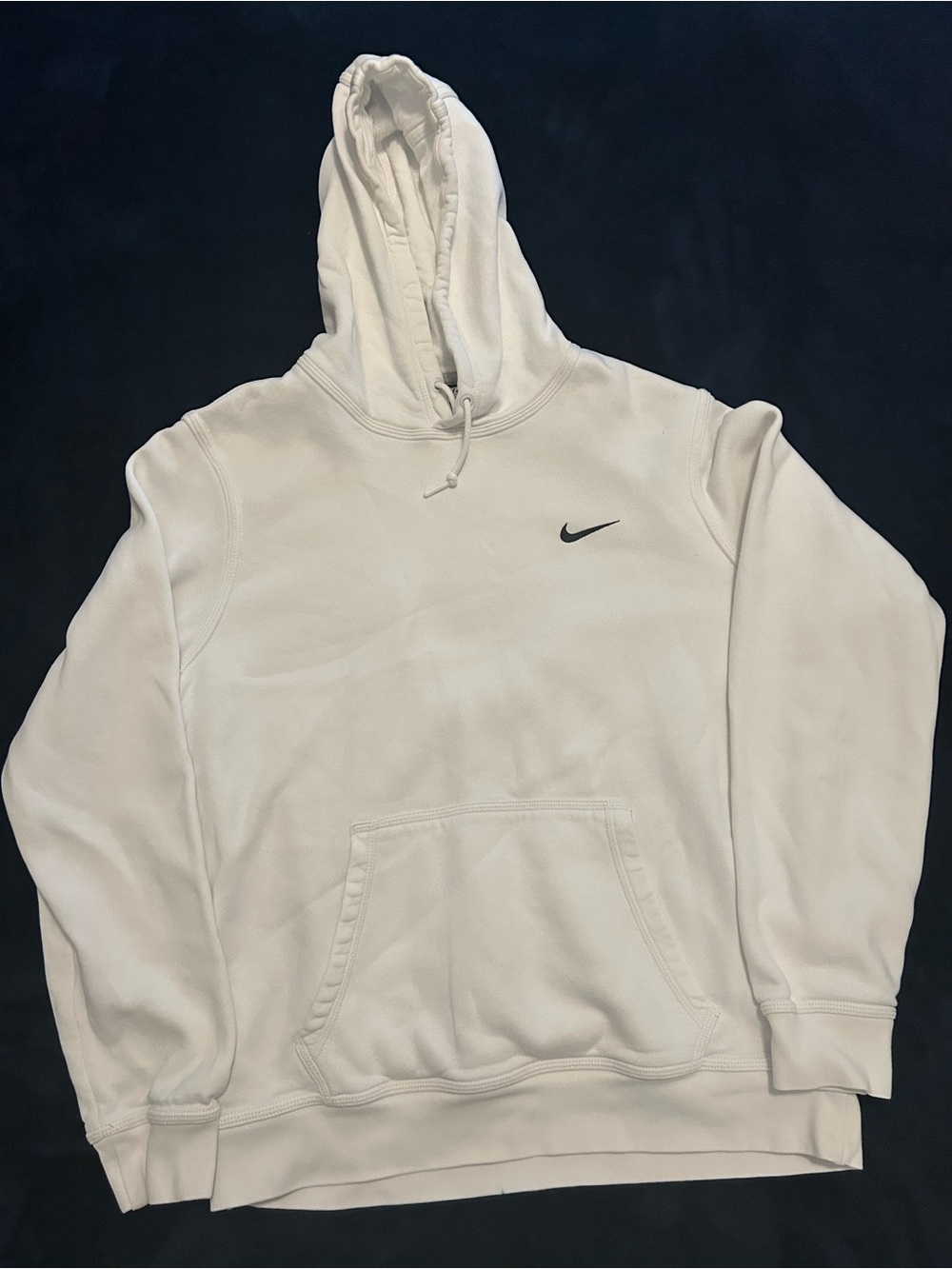 Nike White Hoodie size Large